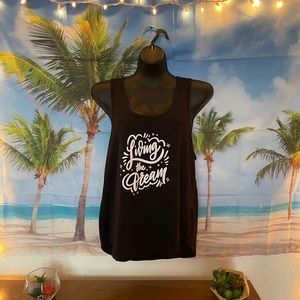 🚨Black Racerback Secret Treasures Tank Size L